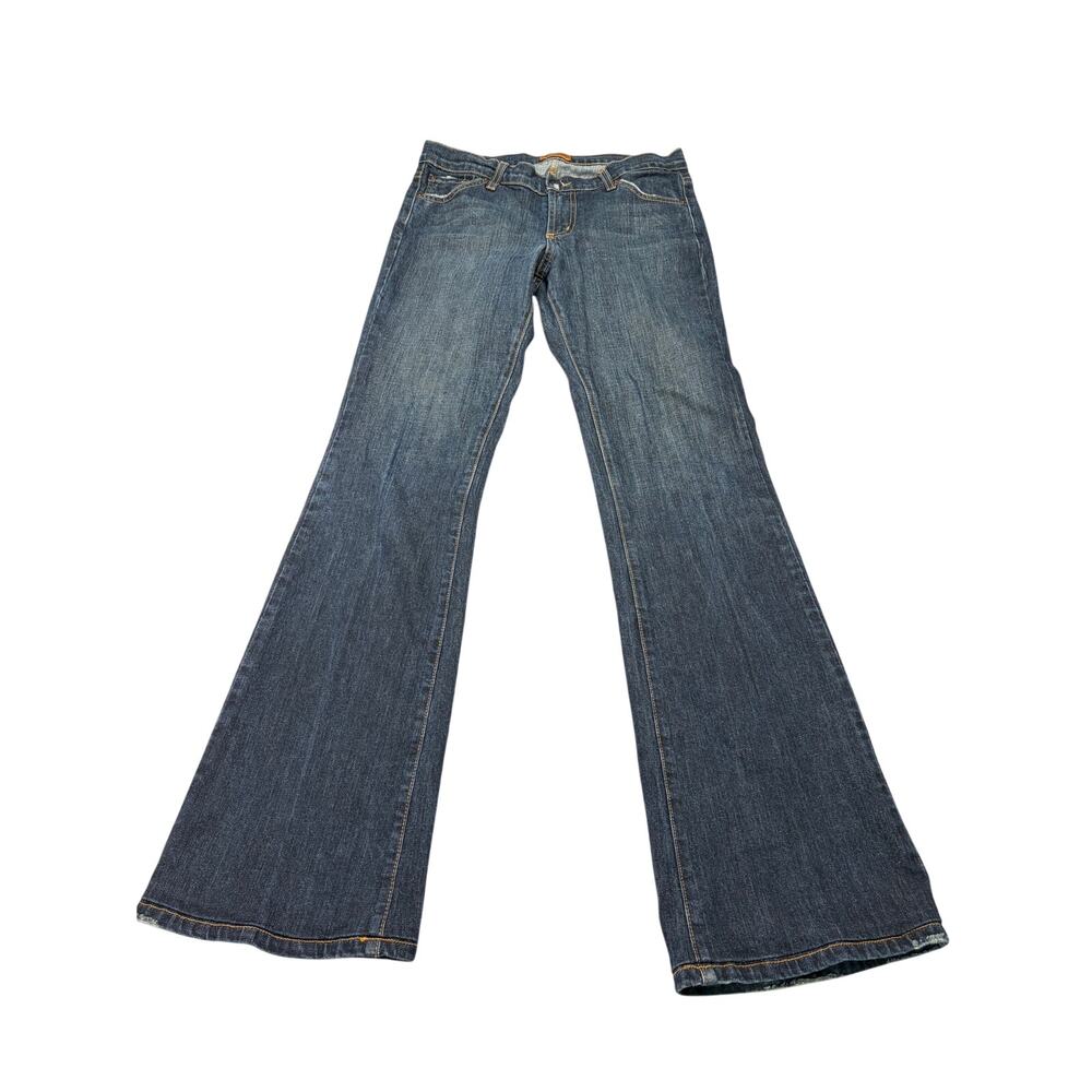 VTG Y2K James dark preserved denim vintage wash low rise bootcut jeans. Size 28